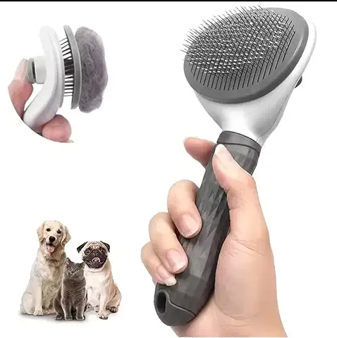 Self Cleaning Slicker Pet Grooming Brush Pet Cleaning Tool