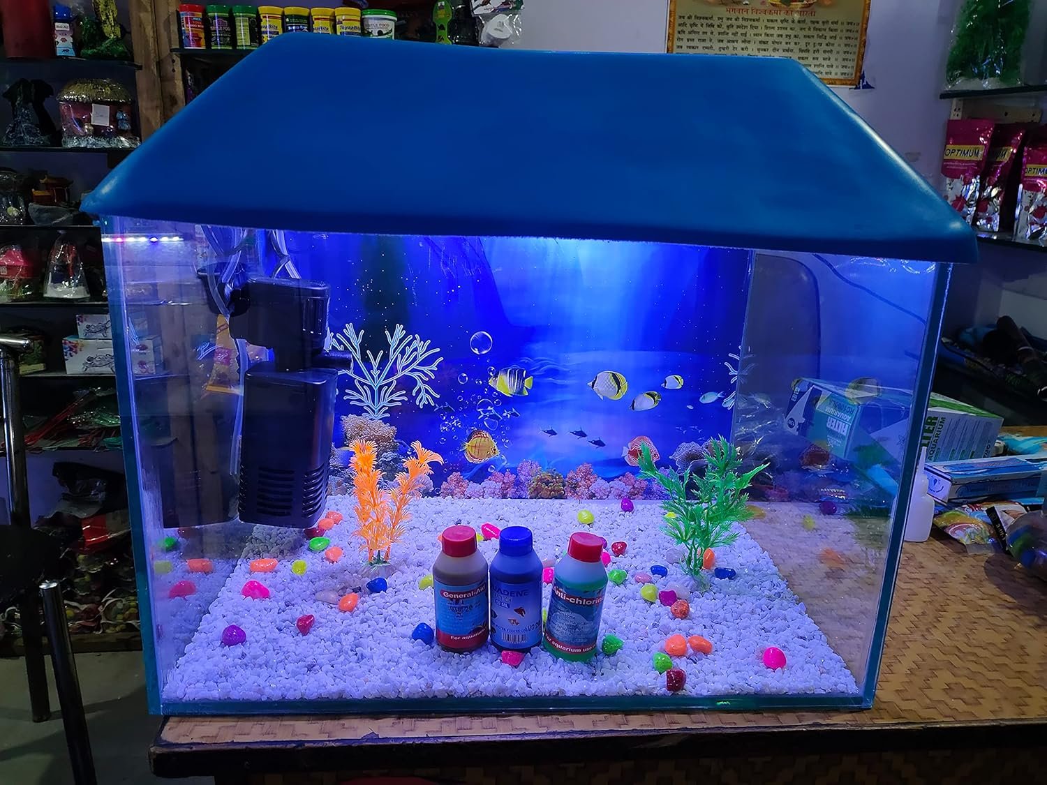 PRIYU 40 litres Aquarium Glass Tank