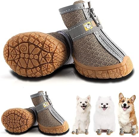 KUTKUT Dog Shoes for Hardwood Floors 