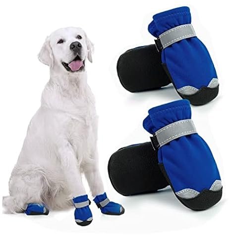 KUTKUT Dog Boots for Small, Medium and Large Dogs 