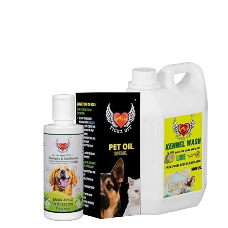 Pet Oil 200ml + Wash 1ltr+ Shampoo 200ml